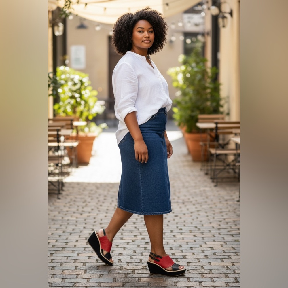 Fly London Red and Black Wedge Sandals
